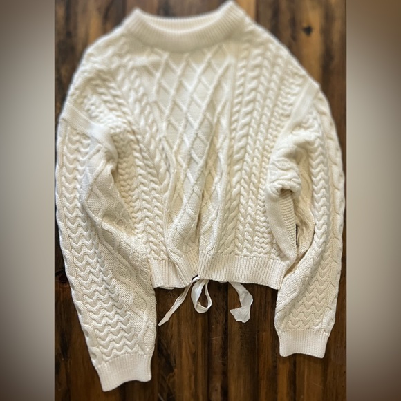 Chan Luu - NWT - Cozy Cable Knit Sweater- Size 2-See measurement pictures - Picture 8 of 14